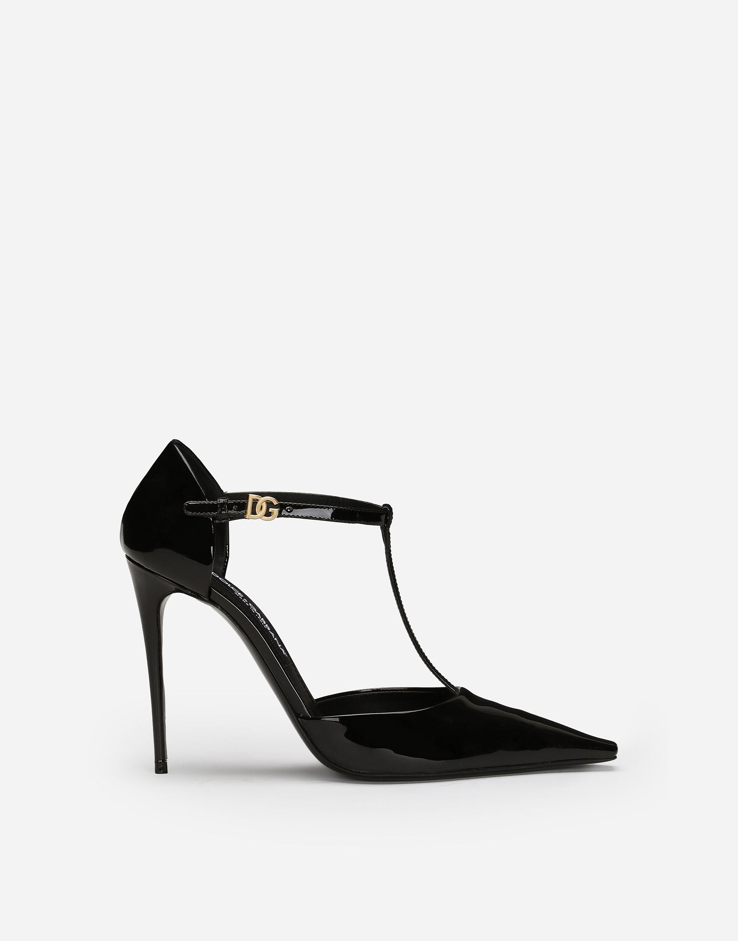 Tenisky a topánky Dolce & Gabbana Leather T-bar Pumps Čierna | CD1883A147180999, 0