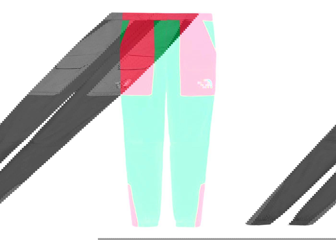 Nohavice Gucci The North Face x Trousers Green Pink Zelené | 671468-ZAH9G-3570, 0