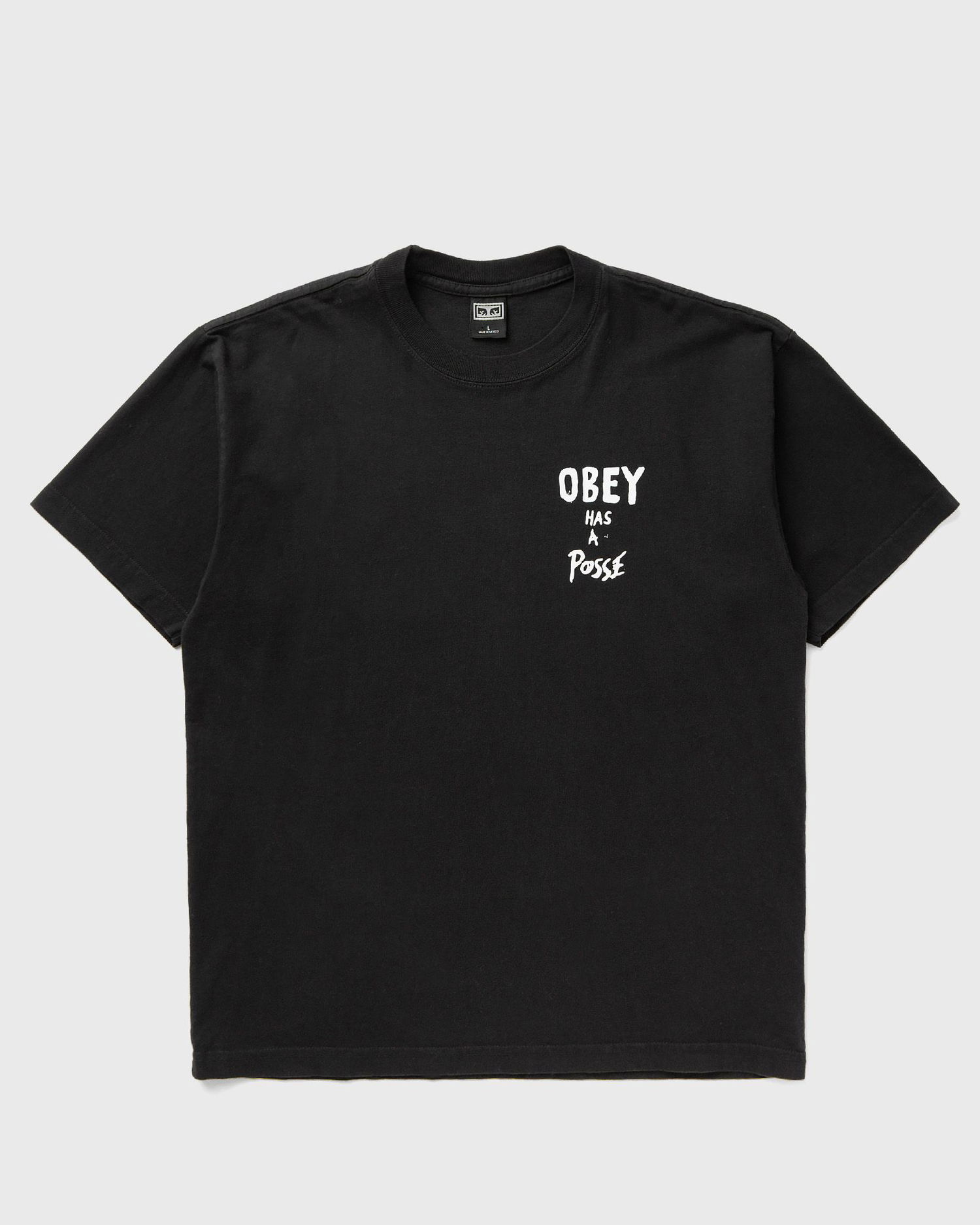 Tričko OBEY Posse Print T-Shirt Čierna | 166913915-VBL, 0