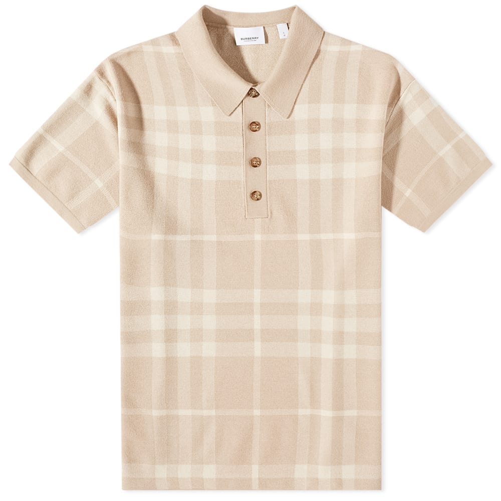 Wellman Merino Check Polo Shirt