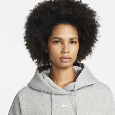 Mikina Nike Sportswear Phoenix Fleece Over-Oversized Pullover Hoodie Šedá | DQ5858-063, 1