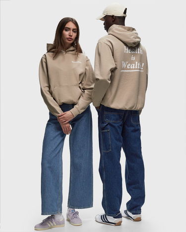 Mikina Sporty & Rich Health Is Wealth Hoodie Hnedá | WS066S405HE, 1