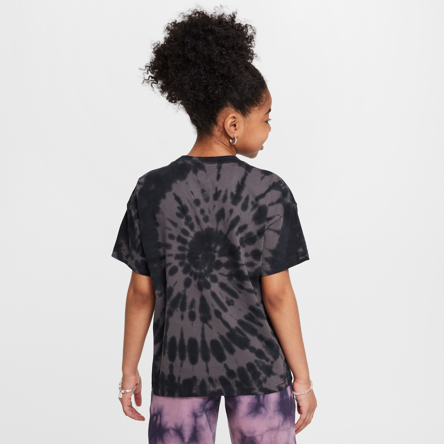 Tričko Nike Nike Sportswear Tie-Dye T-Shirt Čierna | HQ2348-010, 1