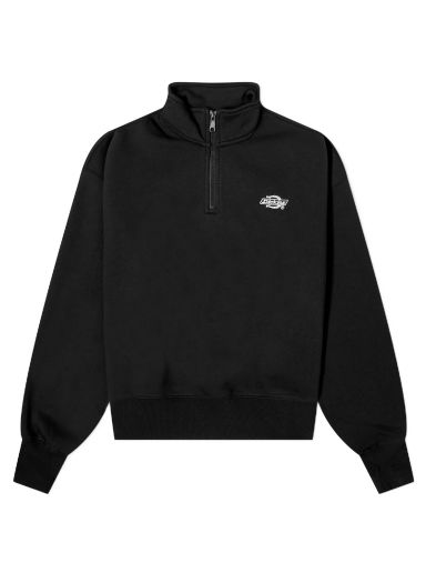 Mikina Dickies Summerdale Quarter Sweatshirt Čierna | DK0A4Y6RBLK1