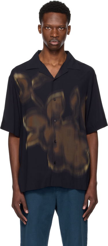 Košeľa BOSS Hugo Floral Printed Camp Shirt Čierna | 50545387, 0