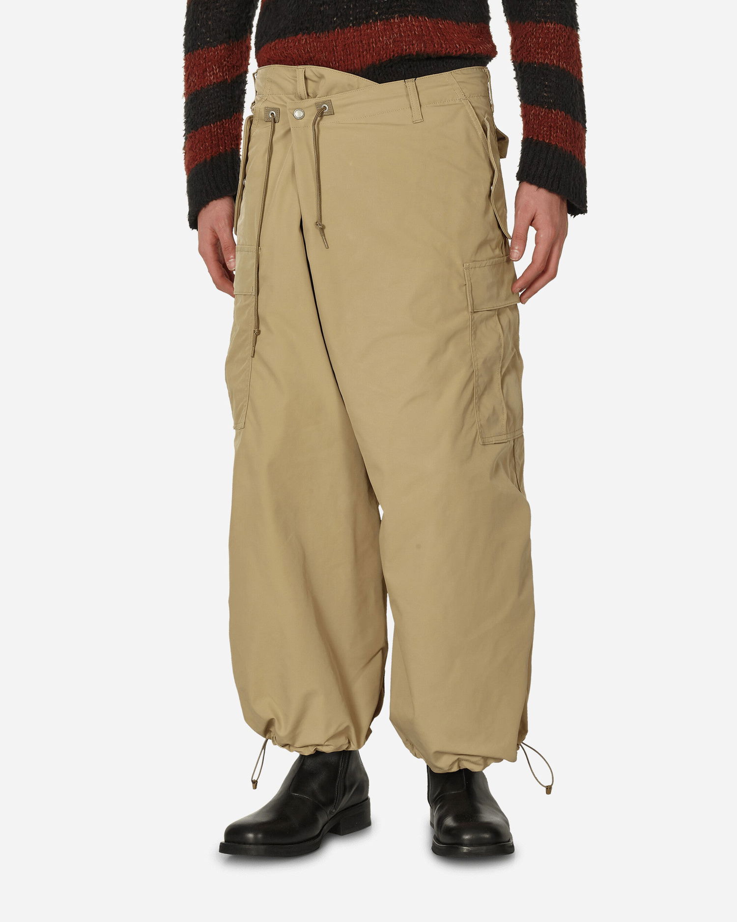 Cargo nohavice Junya Watanabe Wrap Cargo Pants Béžová | WM-P025-051 BEIGE, 0