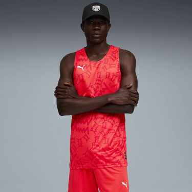 Dres Puma Teamjaws Graphic Jersey Tank Top Červená | 688203-03, 2