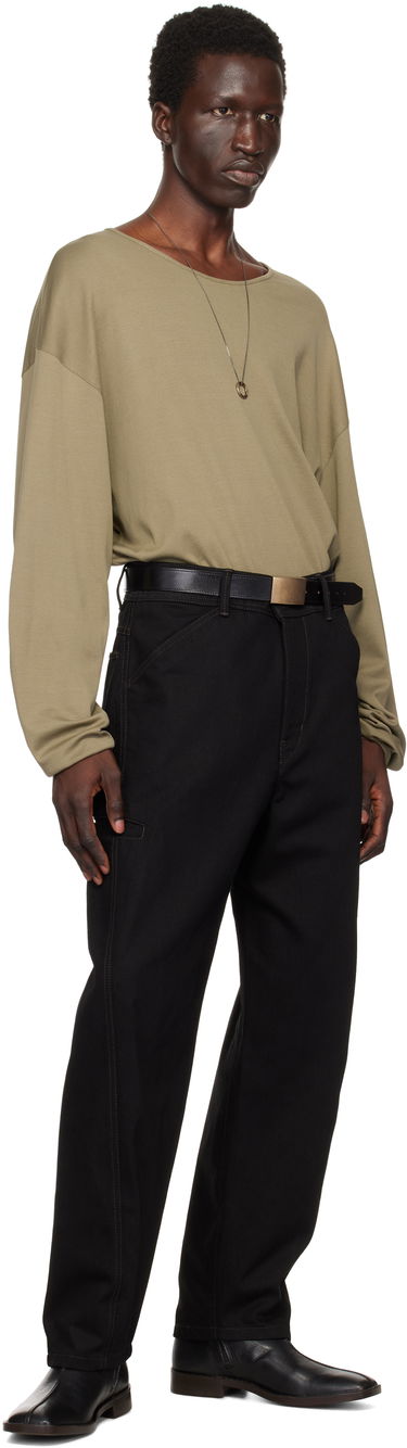 Opasok LEMAIRE LEMAIRE Clip Belt Čierna | AC1190 LL0109, 2
