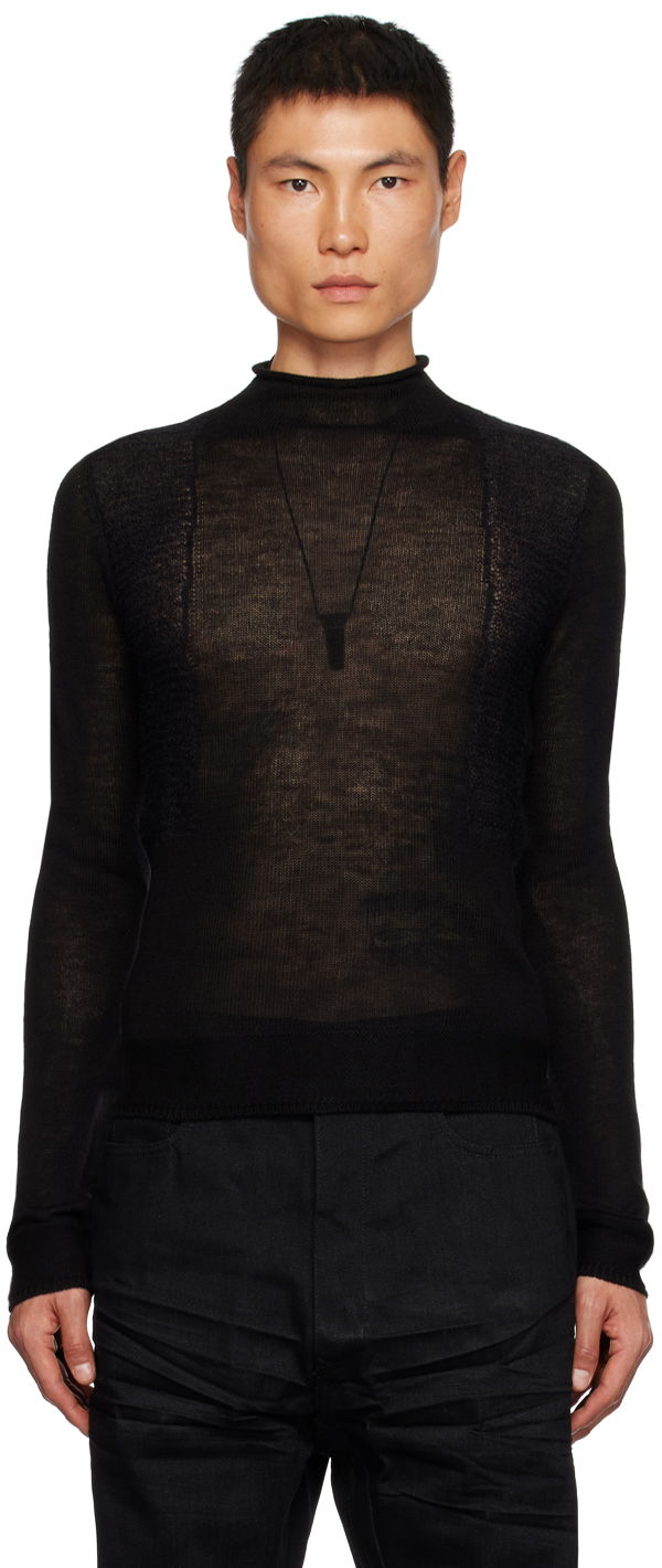 Sveter Rick Owens Harness Sweater Čierna | RU02C7645 KHRN, 0