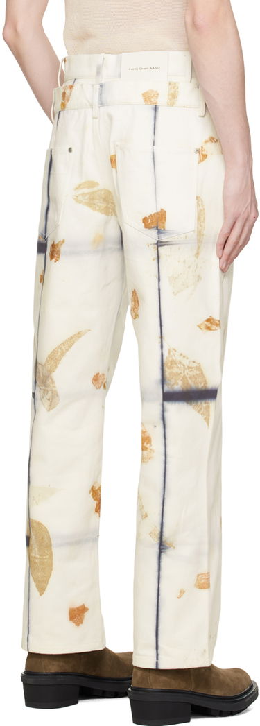 Džínsy Feng Chen Wang Feng Chen Wang Plant-Dyed Jeans Biela | FUS17TR20, 2