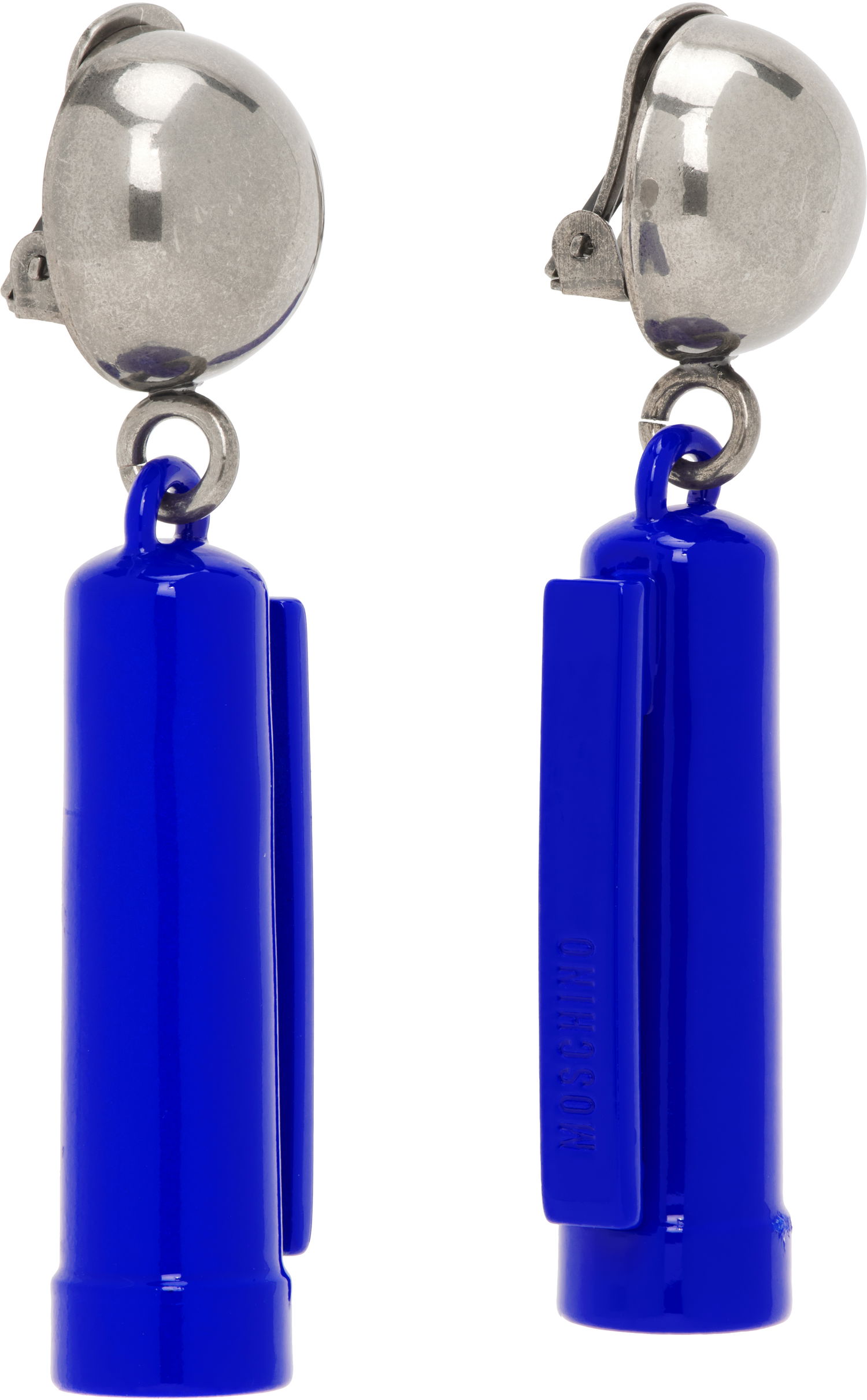Náušnice Moschino Moschino Charm Drop Earrings Modrá | 25121913384021345, 1