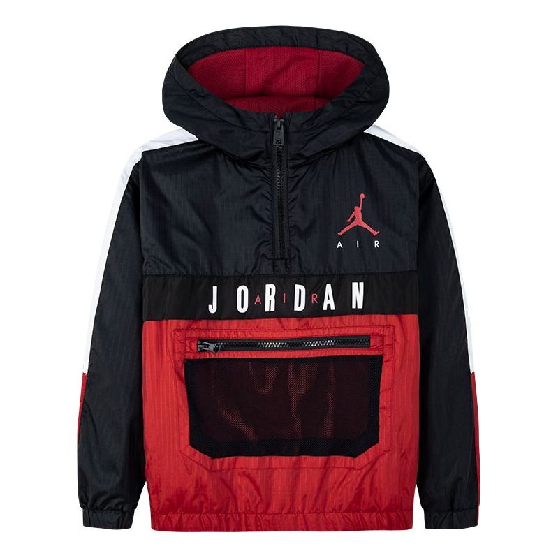 Vetrovka Jordan Air Jordan Color Block Woven Anorak Čierna | JD2212015GS-002