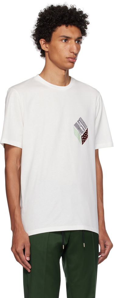 Tričko Paul Smith Paul Smith Cube T-Shirt Biela | M1R-697P-LP3995-01, 1