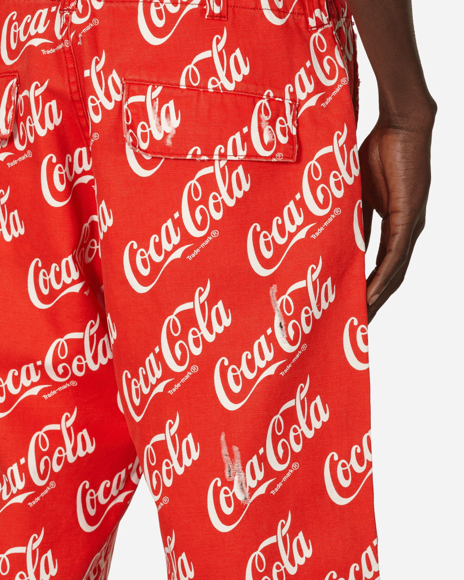 Printed Canvas Shorts