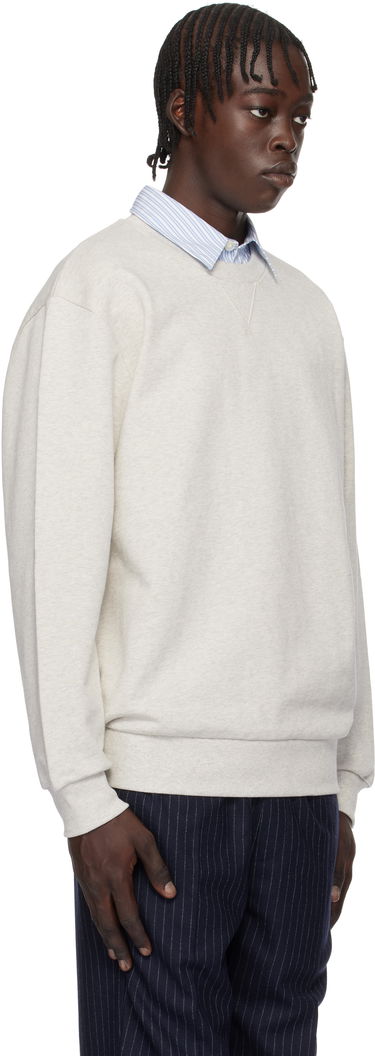 Mikina A.P.C. Label H Crewneck Sweatshirt Šedá | COHCM-H27964, 1