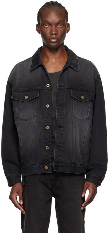 Bunda We11done We11done Faded Denim Jacket Čierna | WD-DJ2-24-345-M-BK, 0