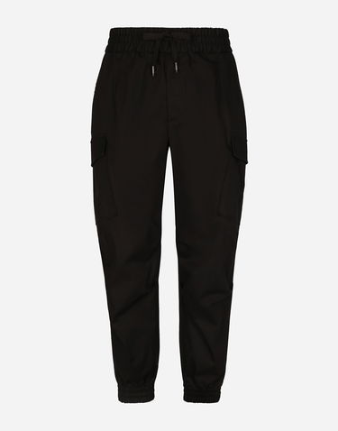 Cargo nohavice Dolce & Gabbana Cotton Cargo Pants With Tag Čierna | GW5OHTFUFMFN0000, 0
