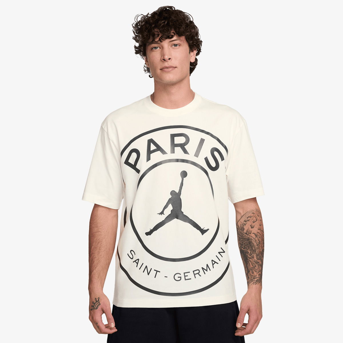 Tričko Nike Jordan x PSG Logo T-Shirt Biela | HV3411-133, 0