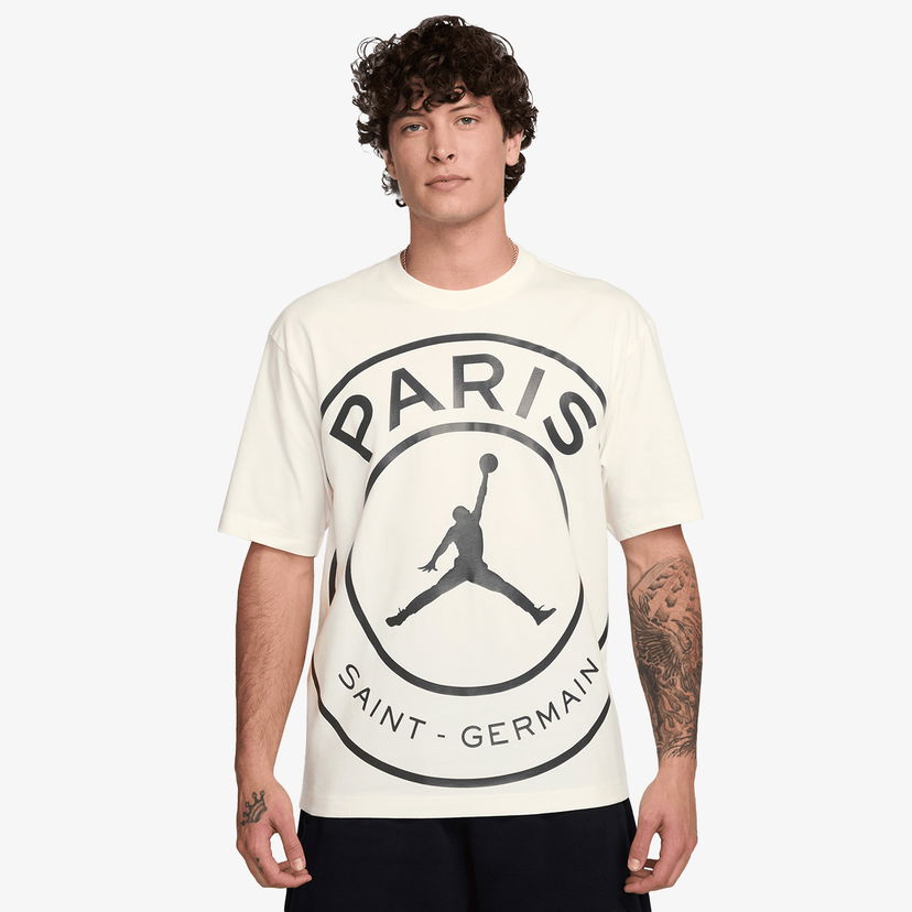 Tričko Nike Jordan x PSG Logo T-Shirt Biela | HV3411-133