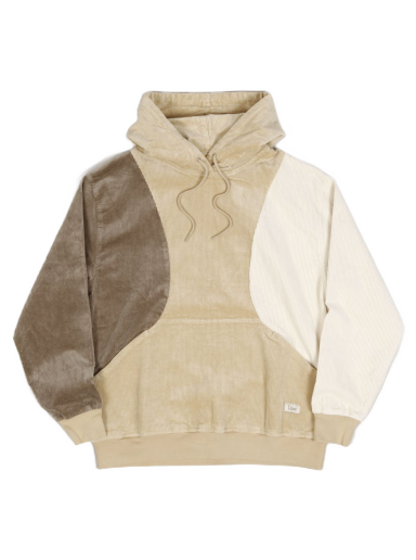 Mikina Dime Wave Corduroy Hoodie Béžová | dimeho239bei