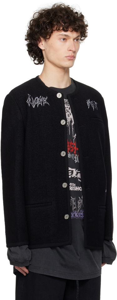 Bunda 032C Ghost Writer Wool Jacket Čierna | S25-MRW-1701-000, 1
