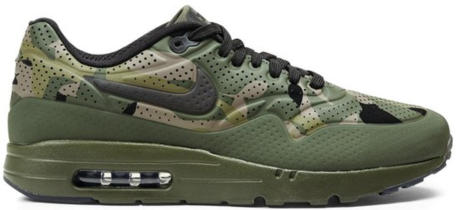Tenisky a topánky Nike Air Max 1 Ultra Moire Print Camo Zelené | 806851-300, 0