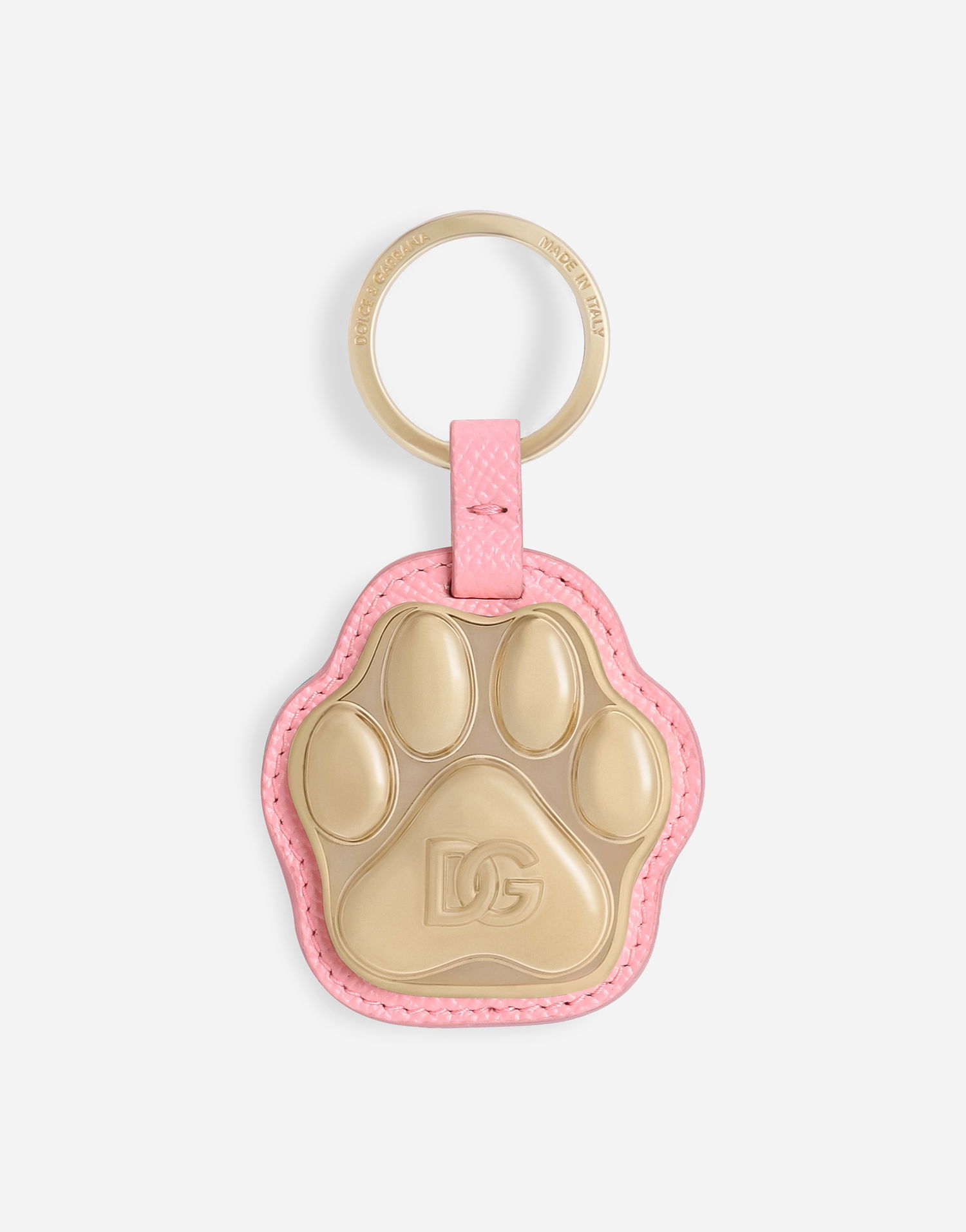 Kľúčenka Dolce & Gabbana Dolce & Gabbana Calfskin Paw Keychain Ružová | BD0019A645280400, 0
