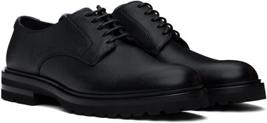 Tenisky a topánky Dolce & Gabbana Grained Leather Lace-Up Altavilla Derbys with Chunky Sole Čierna | A10852A9P45, 3