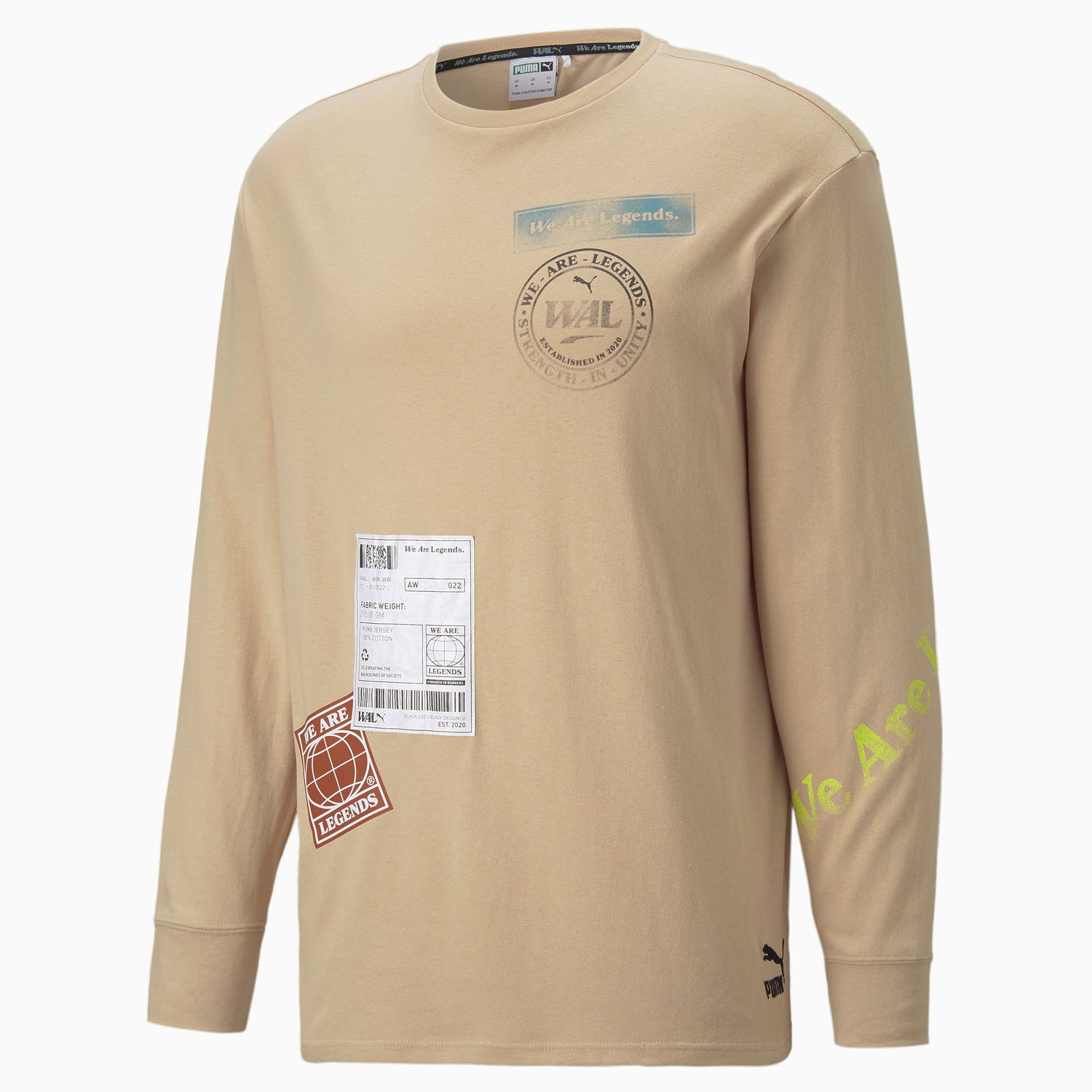 Tričko Puma We Are Legends T-Shirt Béžová | 536318_67, 0