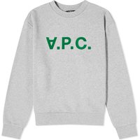 Mikina A.P.C. Elisa Logo Sweatshirt Šedá | COFDX-F27820-PLB, 1