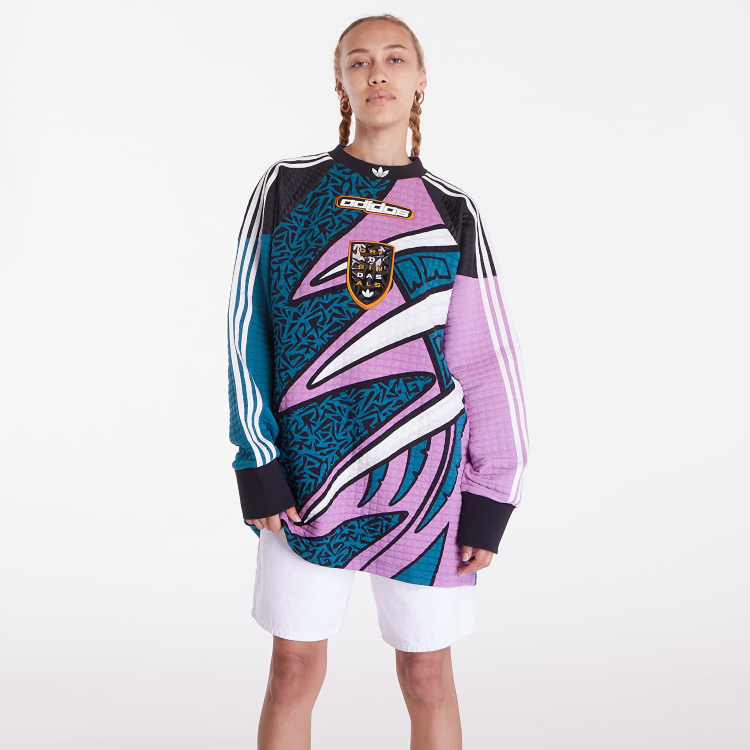Mikina adidas Originals Oversize Jersey Rôznofarebný | IX9882, 0