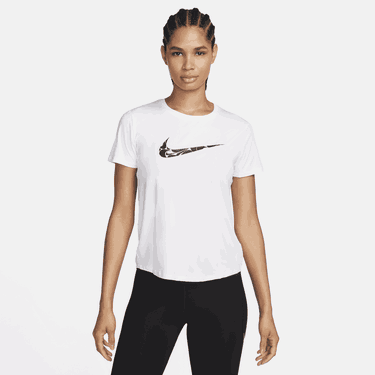 Tričko Nike Dri-FIT One Swoosh Short Sleeve Running T-Shirt Biela | FN2618-100, 3