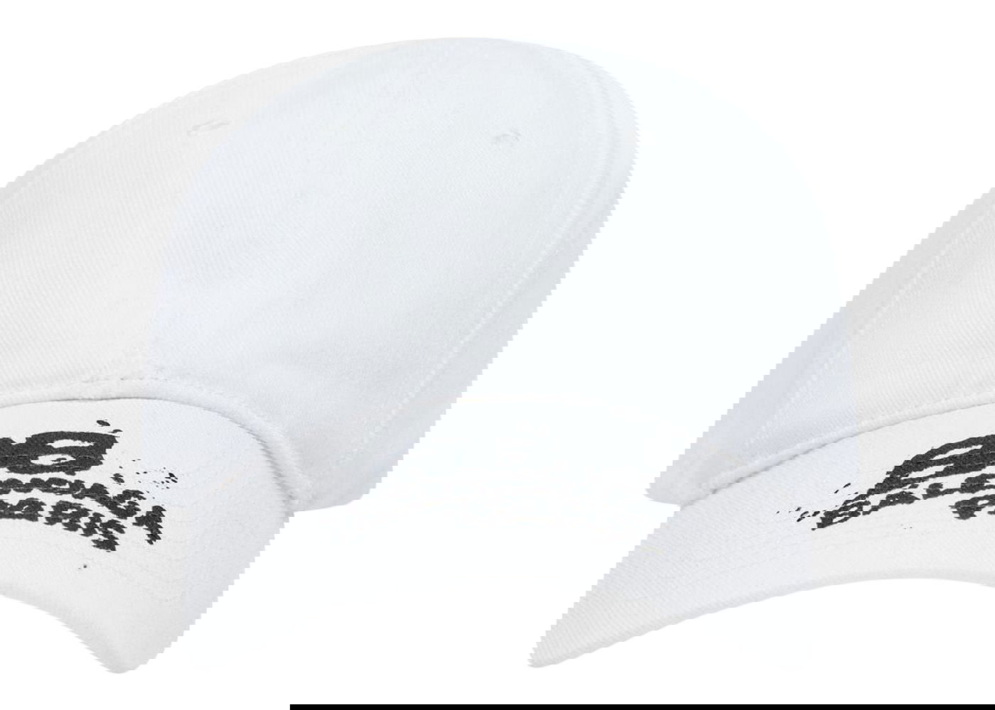 Šiltovka Balenciaga Hand Drawn BB Icon Velcro Tab Baseball Cap Biela | 723771410B29060, 0