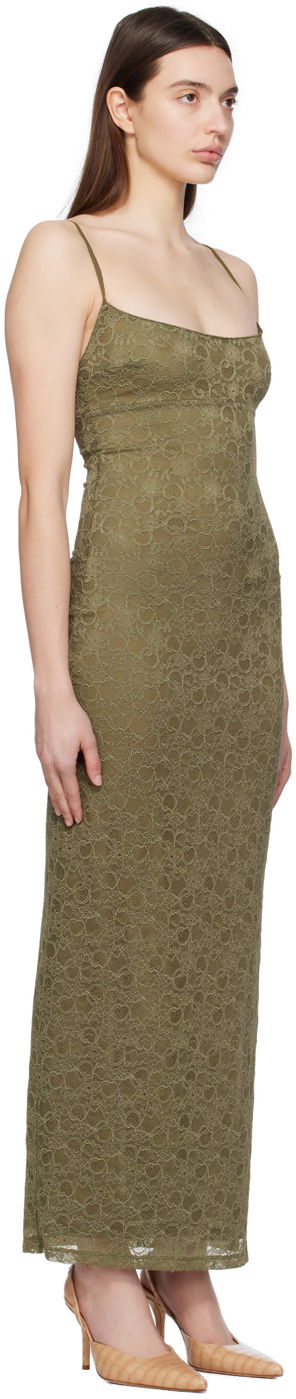 Šaty Miaou Miaou Thais Lace Maxi Dress Zelené | 5019SLHUN, 1