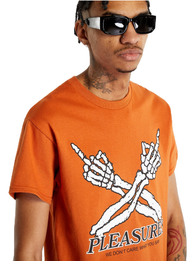 Tričko Pleasures Don't Care T-Shirt Oranžová | P23SP051 ORANGE