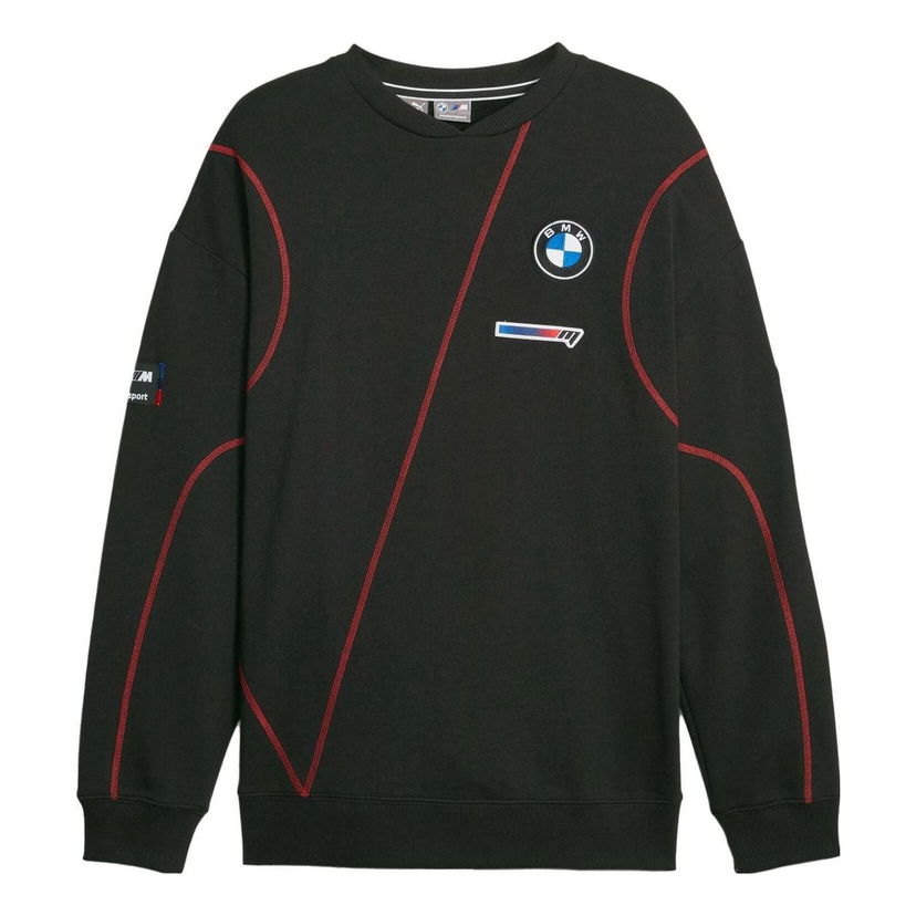 Sveter Puma BMW M Motorsport Garage Crew Sweatshirt Čierna | 621027-01