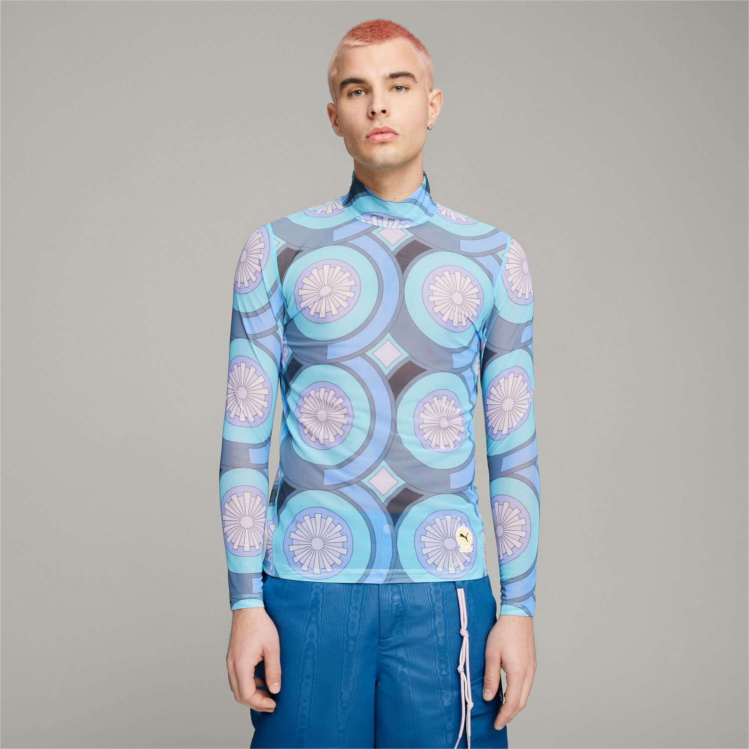 Tričko Puma x Palomo Long Sleeve Top Modrá | 538799_81, 0
