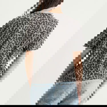 Tričko Anine Bing Leopard Cohen T-Shirt Šedá | A-08-11702-MTL98, 3