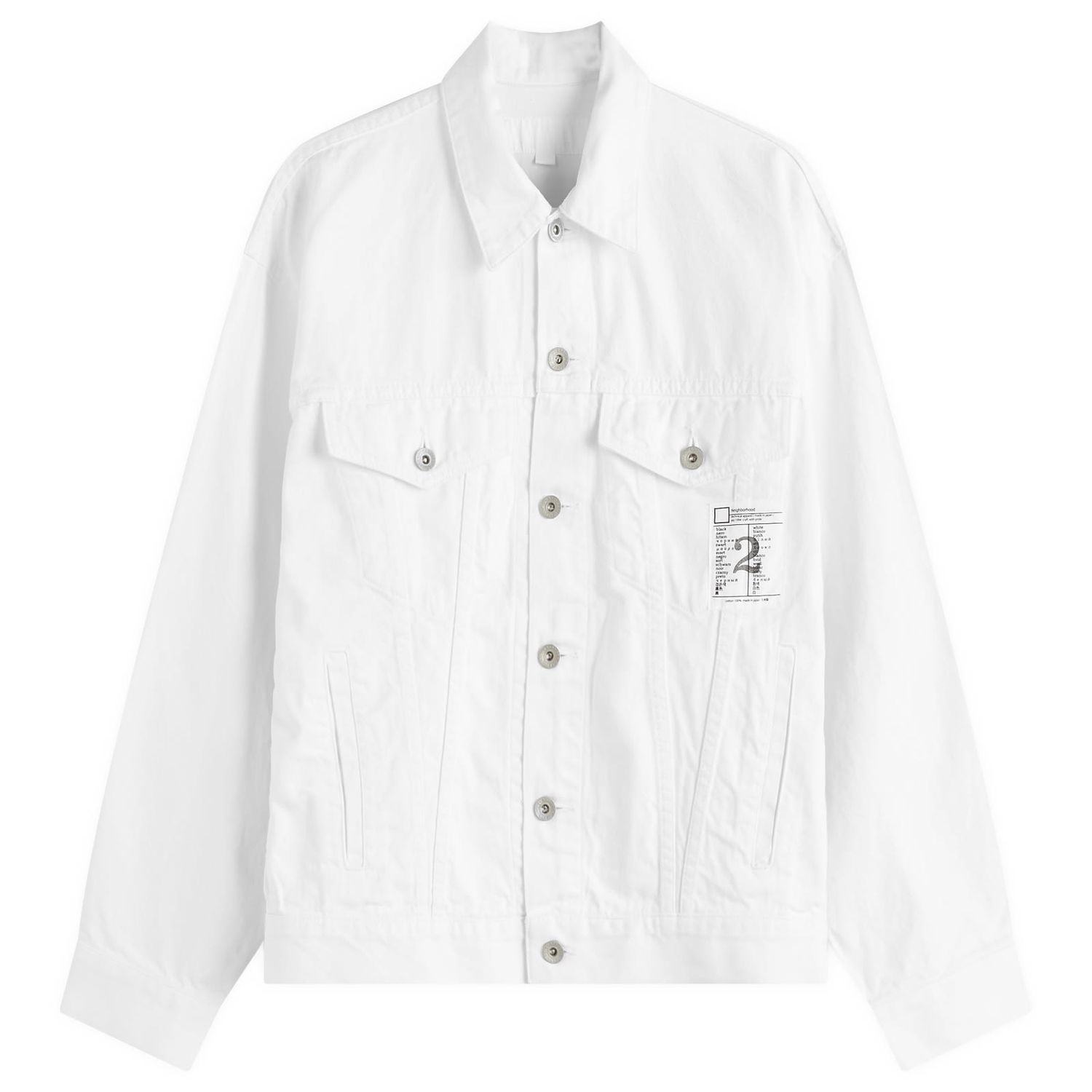 Bunda Neighborhood Type-4 Jacket Biela | 242AQNH-JKM05-WHT, 0