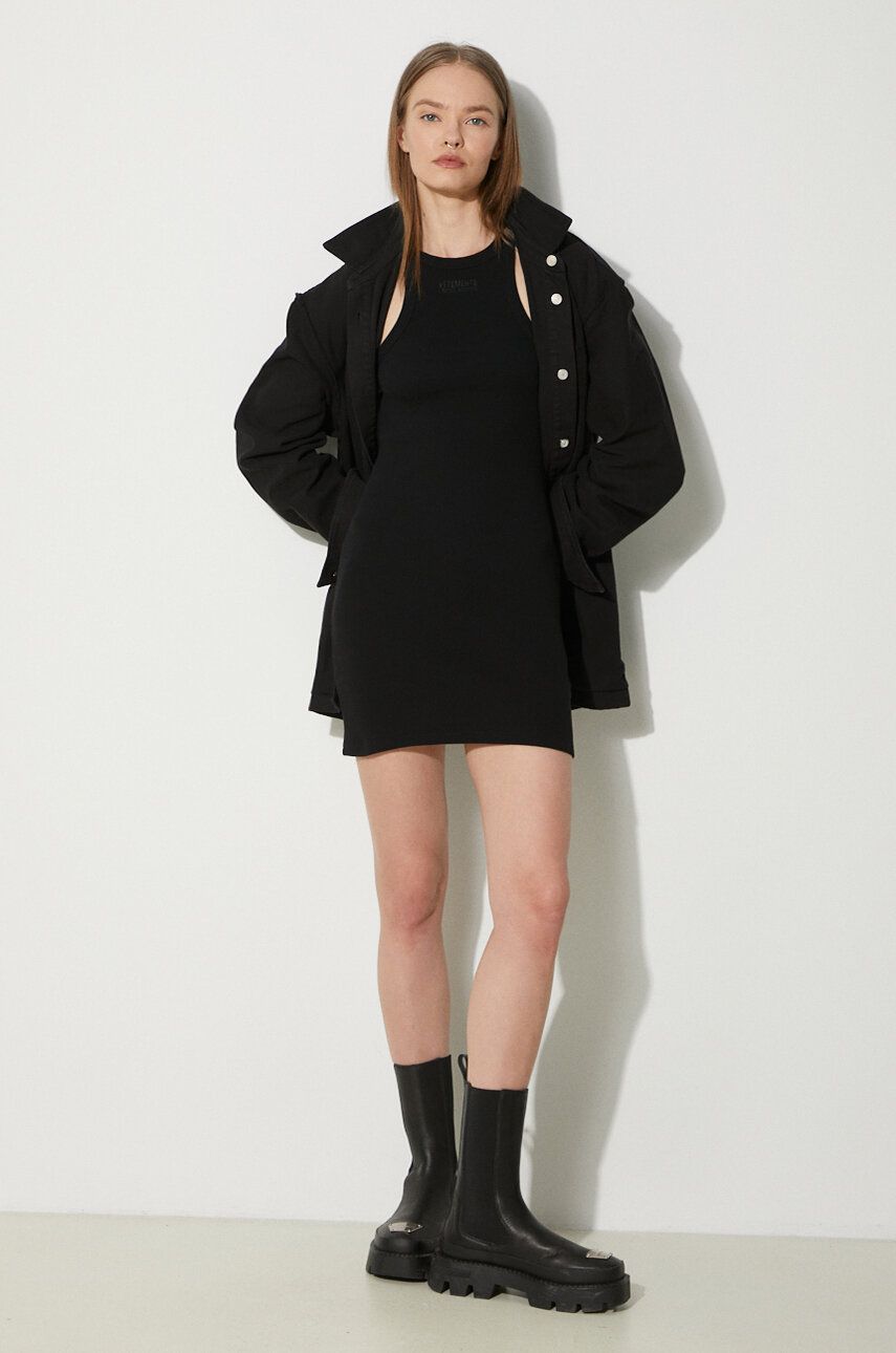 Šaty VETEMENTS VETEMENTS Racing Mini Dress Čierna | WE64DR440B, 1