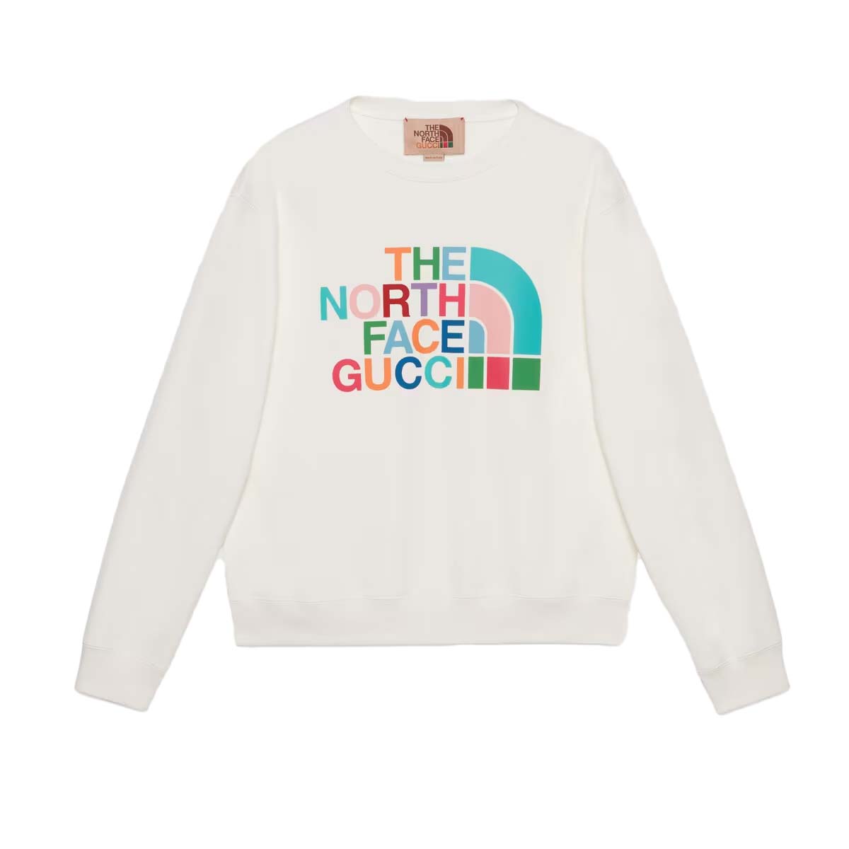 Mikina Gucci x The North Face Sweatshirt Biela | 626990 XJDTY 9275, 0