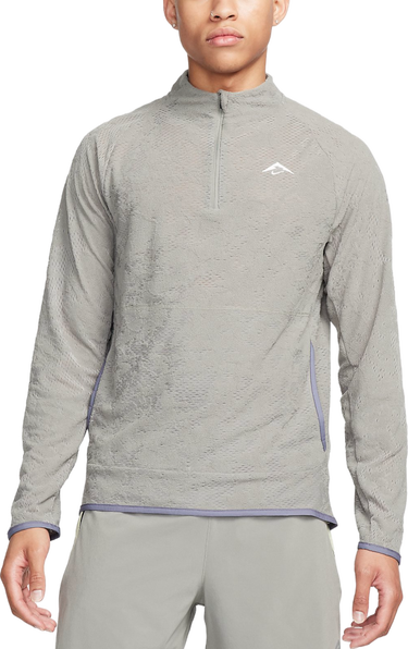 Polo tričko Nike M NK DF TRAIL MIDLAYER HZ Šedá | fb7535-053, 0
