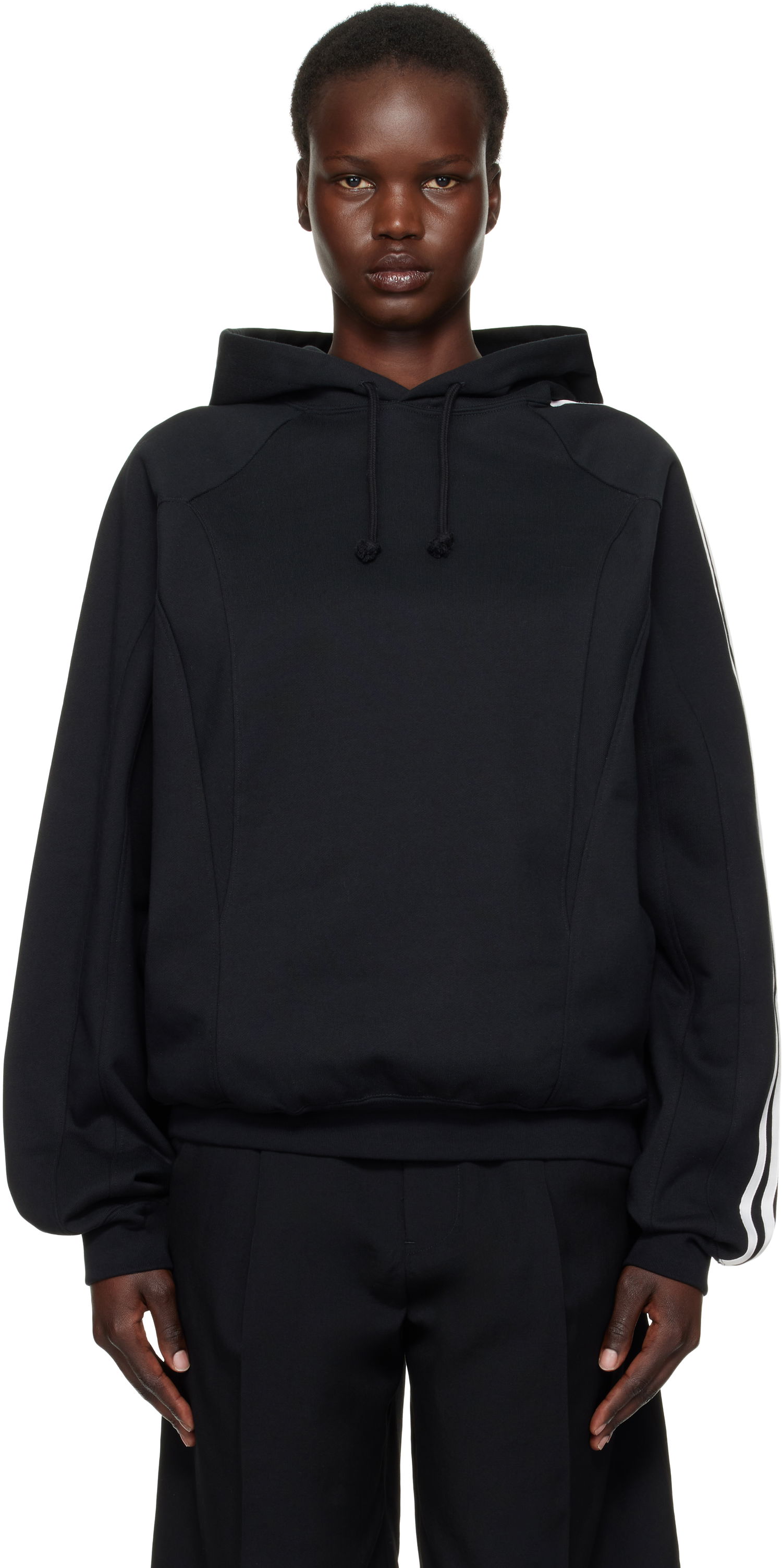 Mikina Y-3 Y-3 Cut Line Hoodie Čierna | JN7131, 0