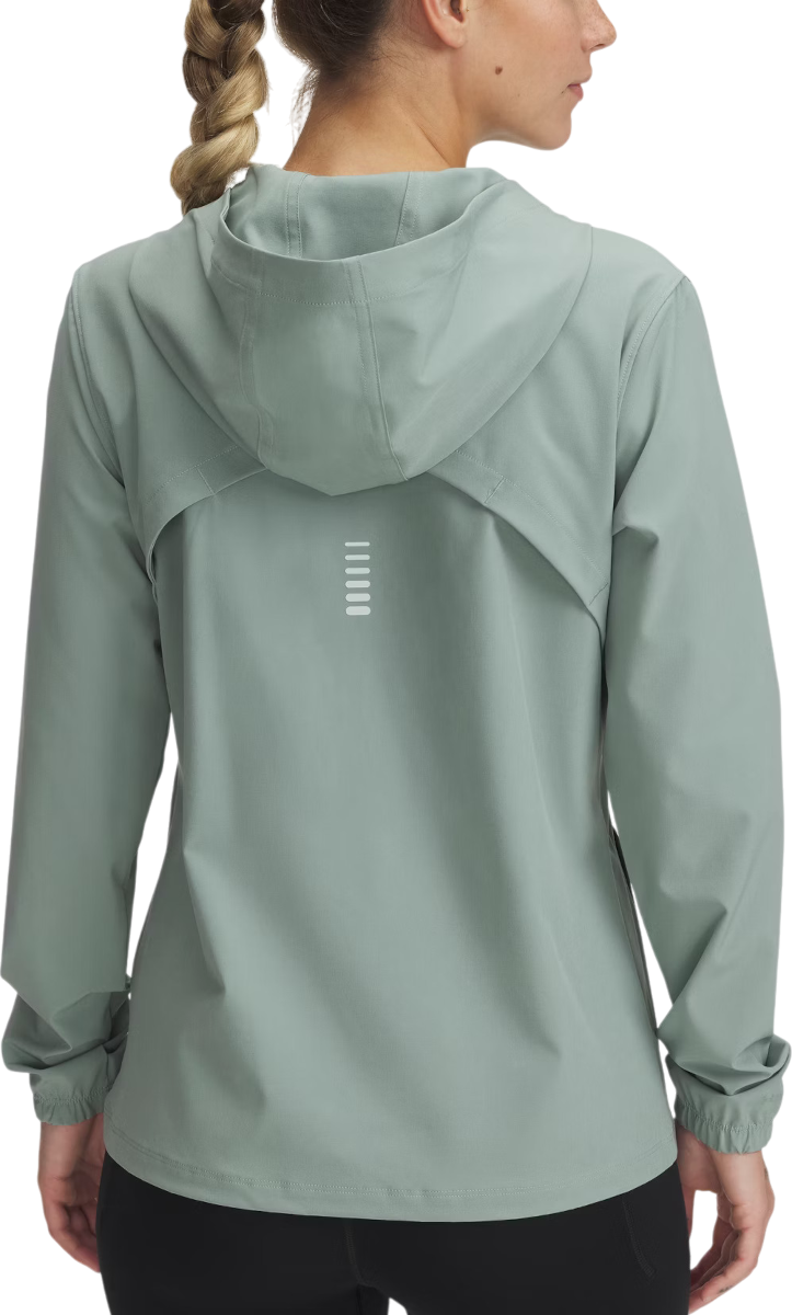 Mikina Under Armour OutRun the STORM Hooded Jacket Zelené | 1377043-348, 1