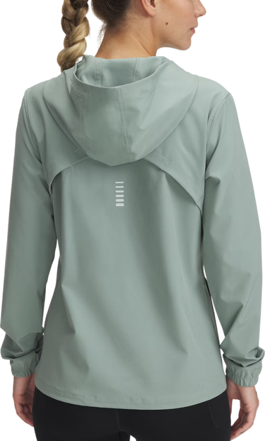 Mikina Under Armour OutRun the STORM Hooded Jacket Zelené | 1377043-348, 1