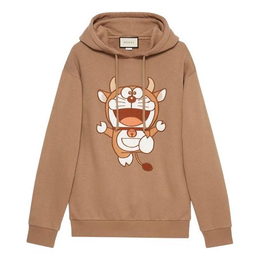 Mikina Gucci Doraemon x Gucci Hoodie Hnedá | 615061-XJDIO-2597, 0