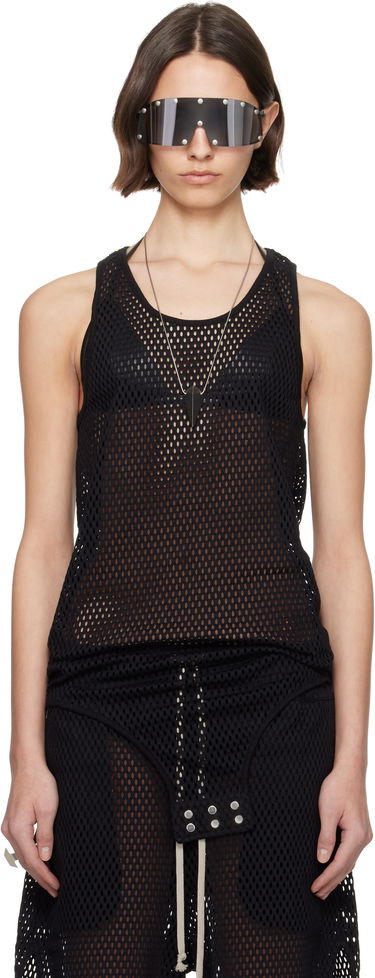 Tielko Rick Owens Rick Owens Champion Edition Basketball Mesh Tank Top Čierna | CW01E1680 CHONET, 0