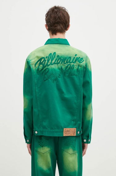 Bunda BILLIONAIRE BOYS CLUB Oversized Garment Dyed Denim Jacket Zelené | B24411, 2