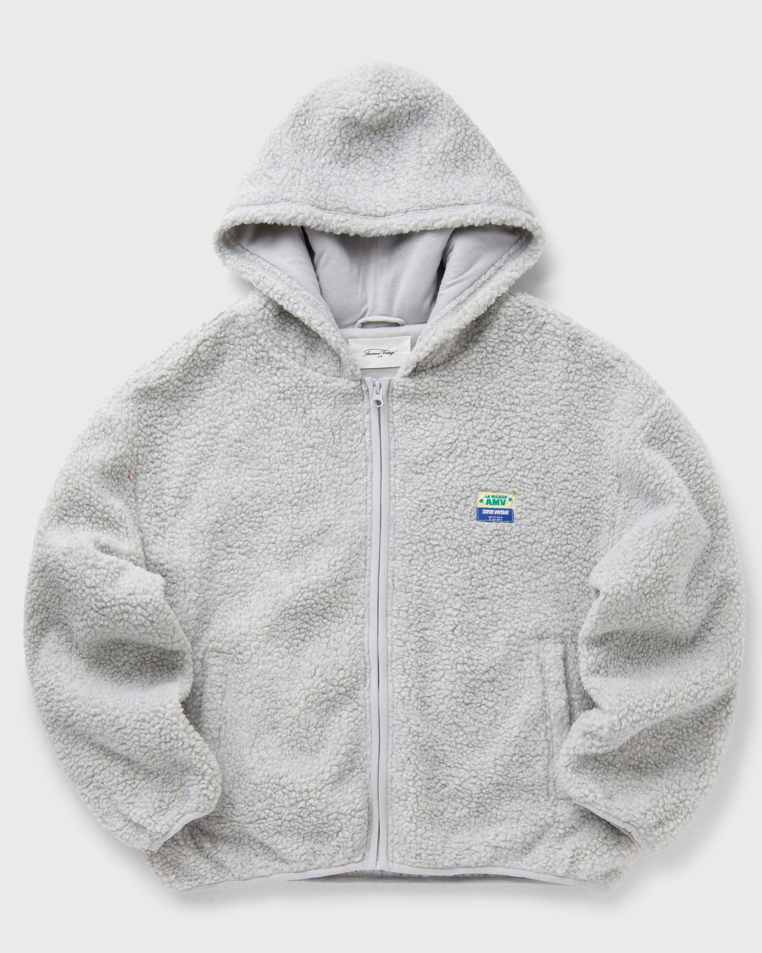 Mikina American Vintage American Vintage Fleece Hoodie M/L Šedá | HOK16EE25-POLAIRE-CHINE, 0