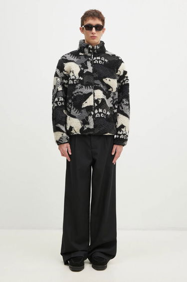 Mikina Human Made Animal Print Fleece Jacket Čierna | HM28JK038, 5